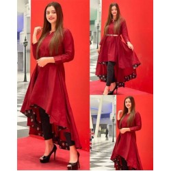 Gorgeous up down kurta pant set